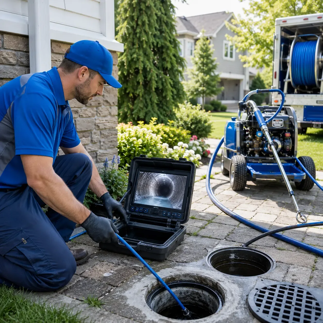 Outdoor drain cleaning professionals serving Cutler, IN