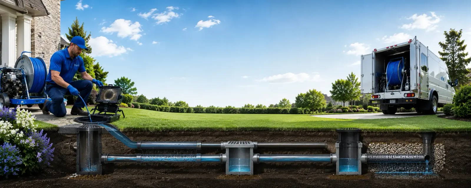 Outdoor drain cleaning information for Cutler, IN